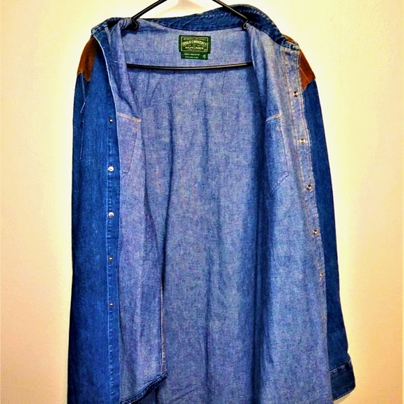 Vintage Ralph Lauren!!* denim long sleeve. - Picture 6 of 8